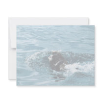 Sea Otter Custom Invitation