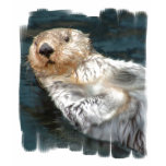 Sea Otter Ladies Fitted T-Shirt