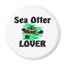 Sea Otter Lover magnets by AnimalShirts Sea Otter Lover magnets