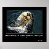Sea Otter Motivational Print