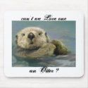 Sea Otter Mouse Pad mousepads by CrispinDelgado Sea Otter Mouse Pad mousepads
