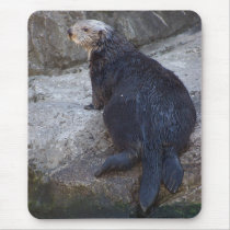 Sea Otter Mousepad by thekingchivas Sea Otter Mousepad