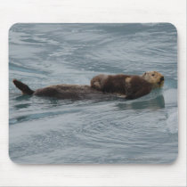 Sea Otter mousepads by WorldDesign Sea Otter mousepads