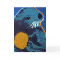 Sea Otter notecard