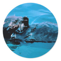 Sea Otter oil Sticker