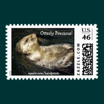 Sea Otter Postage Stamps stamps