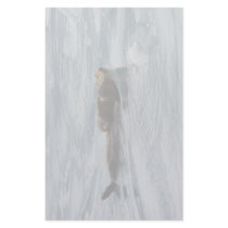 sea otter & pup stationery paper