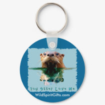 SEA OTTER Series I keychains by RavenSpiritPrints SEA OTTER Series I keychains