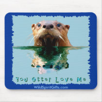 SEA OTTER Series I mousepads by RavenSpiritPrints SEA OTTER Series I mousepads