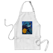 Sea Otter standard apron by dorenemlorenz Sea Otter standard apron