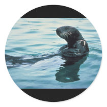Sea Otter Sticker