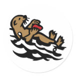Sea otter stickers