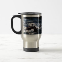 Sea Otter Swimming Coffee Mug