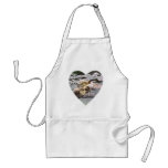 Sea Otters Holding Hands Apron