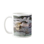 Sea Otters Holding Hands mugs