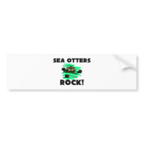 Sea Otters Rock bumper stickers by AnimalShirts Sea Otters Rock bumper stickers