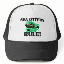 SEA OTTERS Rule! hats by AnimalShirts SEA OTTERS Rule! hats