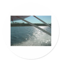 sea plane landing stickers