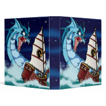 Sea Serpent Drama Vinyl Binder