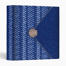 Sea Shell Clutch Bag 3 Ring Binders