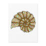 Sea Shell Digital Stencil Collage - 04 Postcard