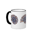 Sea Shell Digital Stencil Collage - 07 Coffee Mug