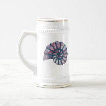 Sea Shell Digital Stencil Collage - 12 Mugs