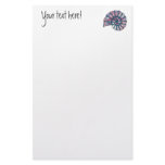 Sea Shell Digital Stencil Collage - 12 Stationery Paper