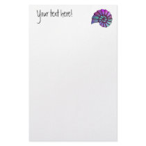 Sea Shell Digital Stencil Collage - 16 Customized Stationery