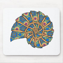 Sea Shell Digital Stencil Collage - 20 Mousepads