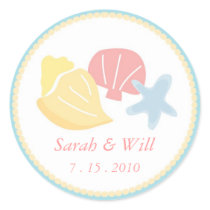 Sea Shell Stickers for Wedding and All Occasions stickers