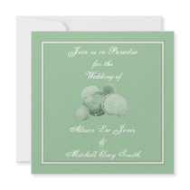 Sea Shell Wedding Invitation