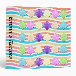 Sea Shells 3-Ring Binder