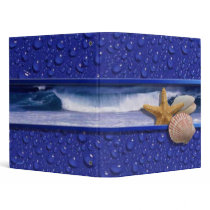 Sea Shells Avery Binder by Paper_Products Sea Shells Avery Binder
