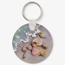 SEA SHELLS by SHARON SHARPE keychains