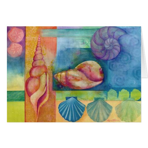 Sea Shells Card | Zazzle