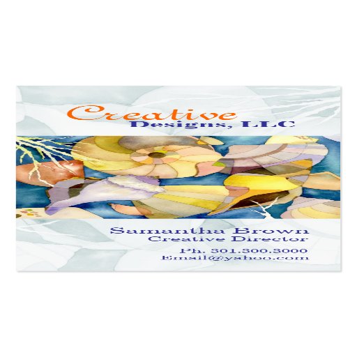 Sea Shells Designer Business Cards