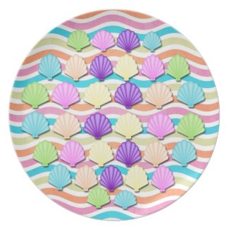 Sea Shells Dinner Plate