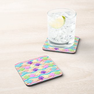 Sea Shells Drink Coaster Set