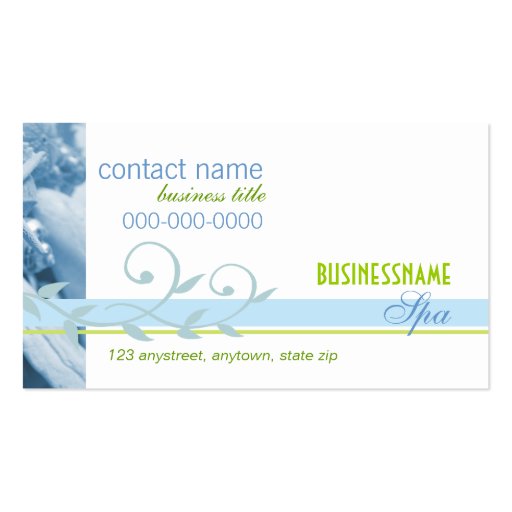 Sea Shells in Blue Business Card