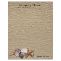 Sea Shells Letterhead