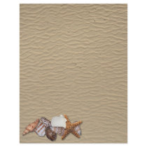 Sea shells personalized letterhead