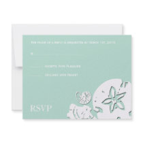 Sea Shells -RSVP cards Announcement