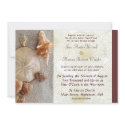 Sea Shells Wedding Invitation zazzle_invitation