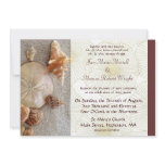 Sea Shells Wedding Invitation