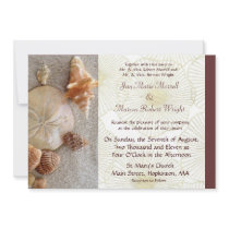 Sea Shells Wedding Invitation