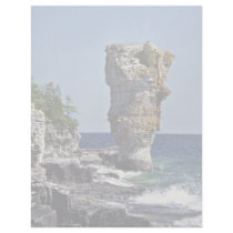 Sea stack, Flowerpot Island, Bruce Peninsula, Onta Customized Letterhead