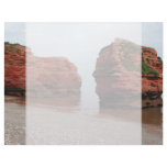 Sea Stack Rocks. Ladram Bay. Devon. UK. Letterhead Template