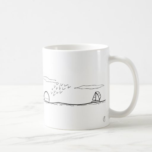 Sea sunset mugs