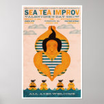 Sea Tea Improv - 2.14.2011 Posters